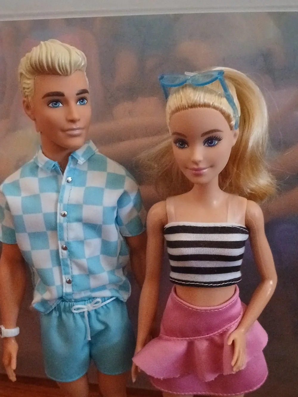 Barbie Fashion Doll Outfit Set - Pink, Black, Blue